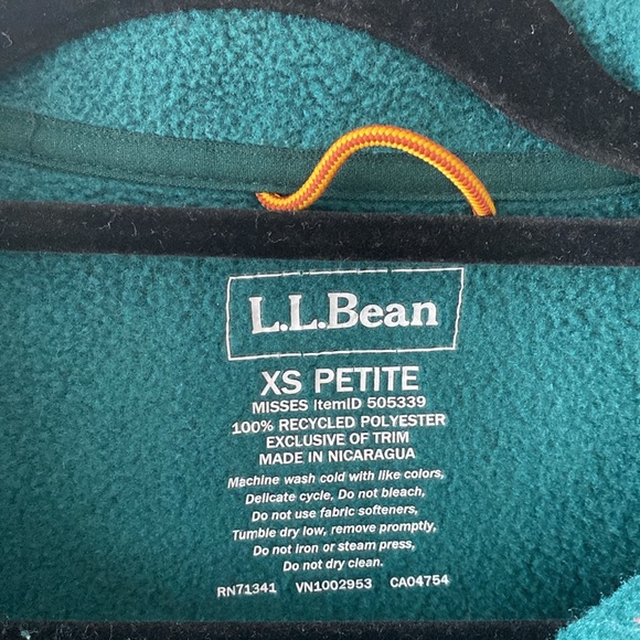 Green front zipper fleece - Picture 2 of 7